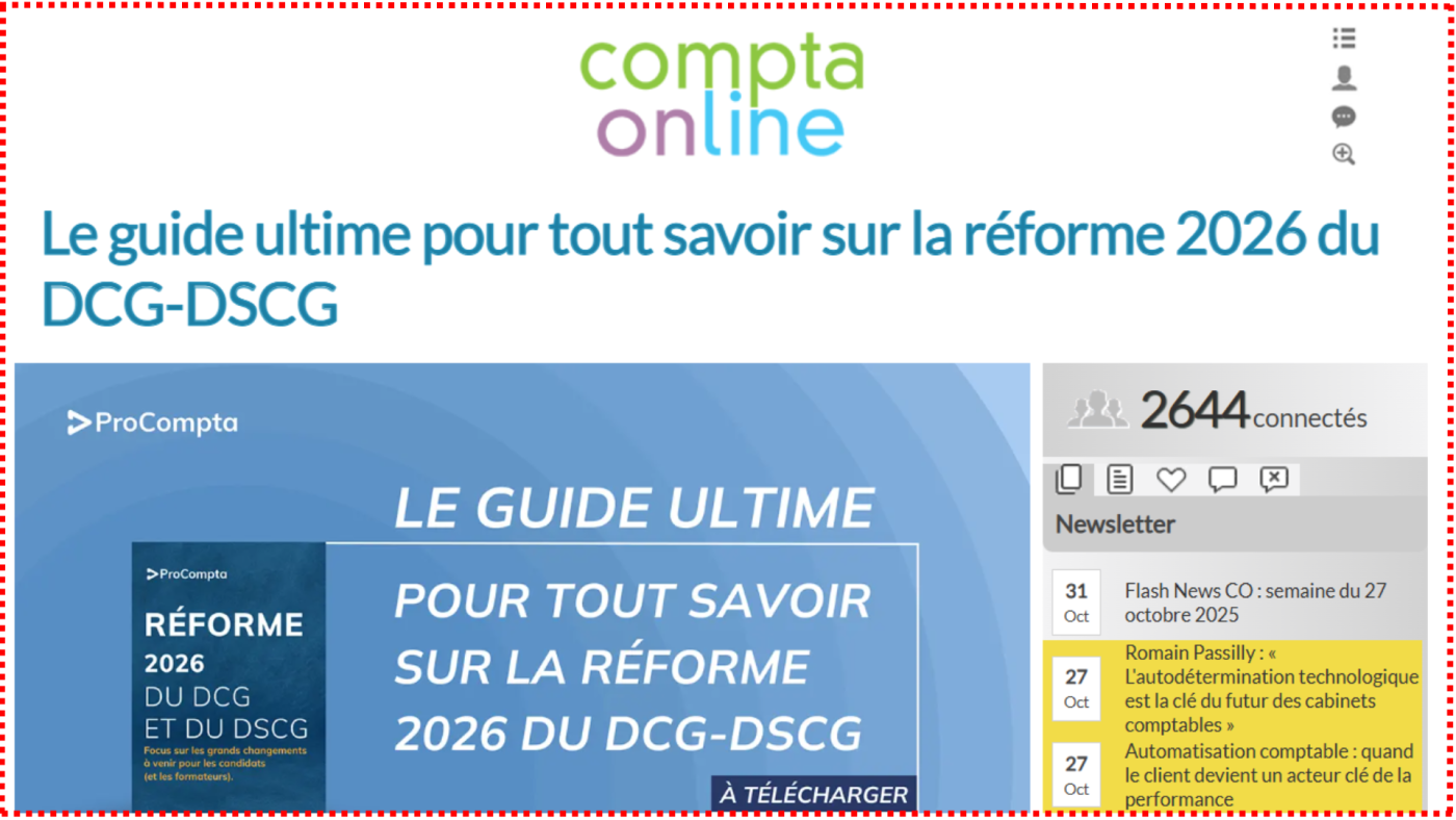 Le guide ultime pour tout savoir sur la réforme 2026 du DCG-DSCG Le guide ultime pour tout savoir sur la réforme 2026 du DCG-DSCG