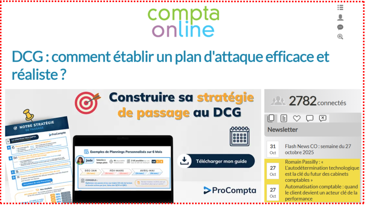 DCG : comment établir un plan d'attaque efficace et réaliste ? DCG : comment établir un plan d'attaque efficace et réaliste ?
