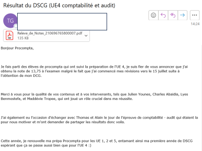 Merci à vous pour la qualité de vos contenus et à vos intervenants, tels que Julien Younes, Charles Abaidia, Lyes Benmostefa, et Maddévie Tropée, qui ont joué un rôle crucial dans ma réussite.